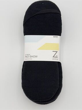 Zella Women's Black No-Show Socks - 5 Pack